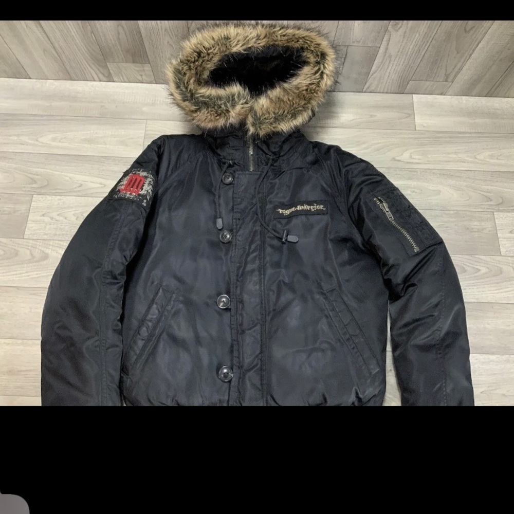 Juicy couture MENS black bomber jacket